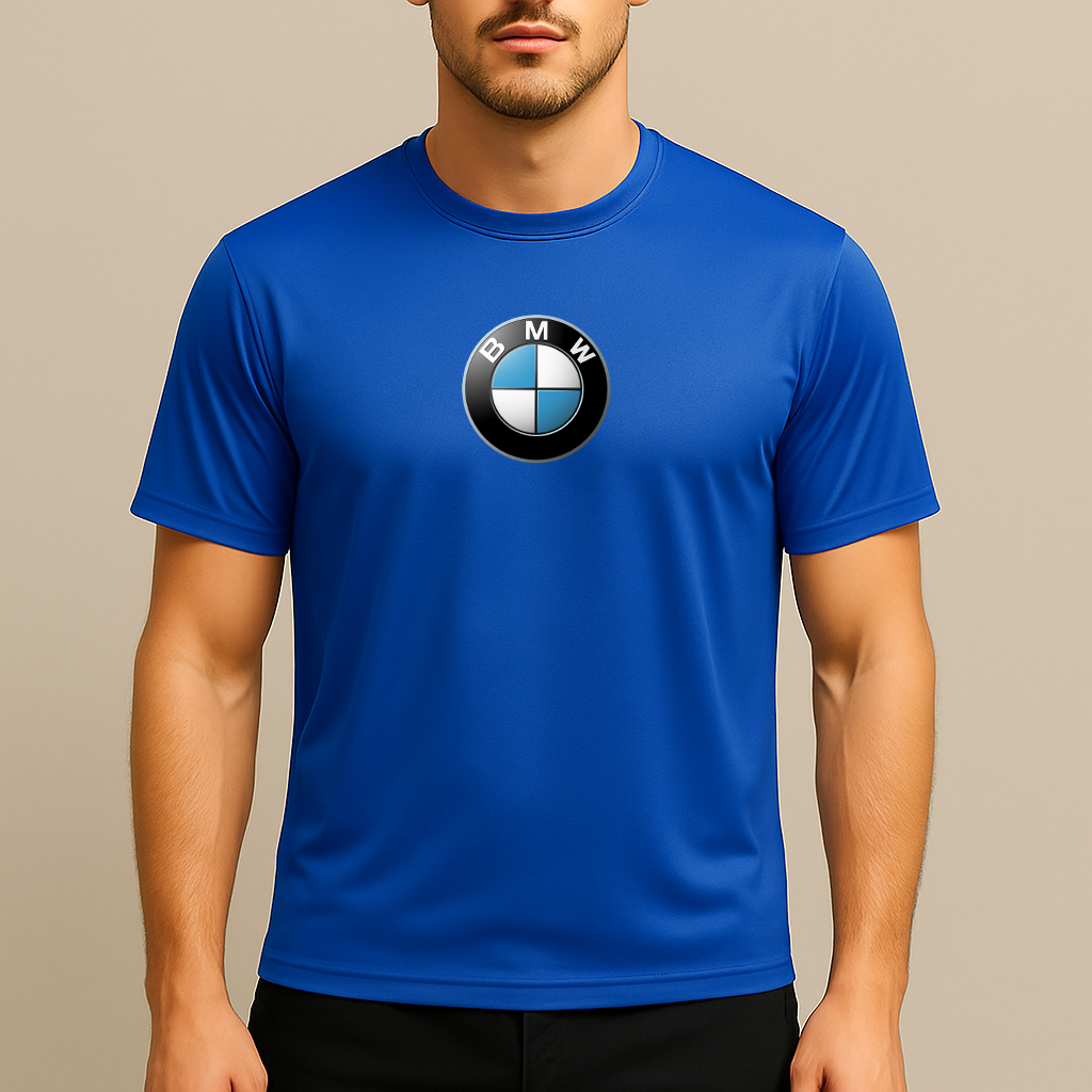 Men's BMW Motorsports Car Polyester T-Shirt